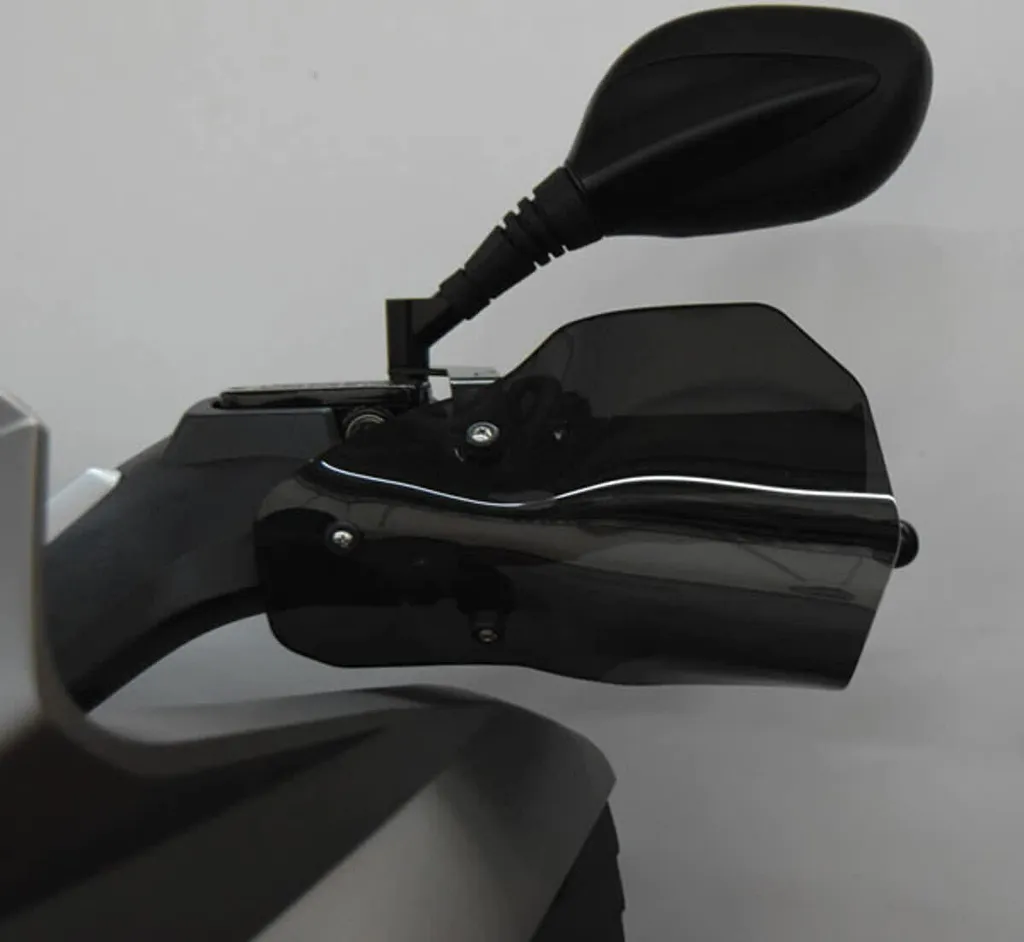 Protège-mains Isotta anti-vent et projections pour Quadro - Fumé Clair