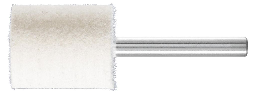 PFERD TOOLS harte Filzpolierstifte Zylinderform mit Stirnbohrung Ø 25x30mm Schaft-Ø 6 mm 10 Stk
