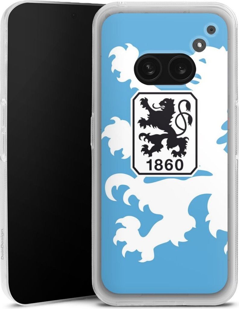 DeinDesign Handyhülle für Nothing Phone (2a) Silikon Hülle Case Smartphone Schutzhülle Offizielles Lizenzprodukt TSV 1860 München Wappen