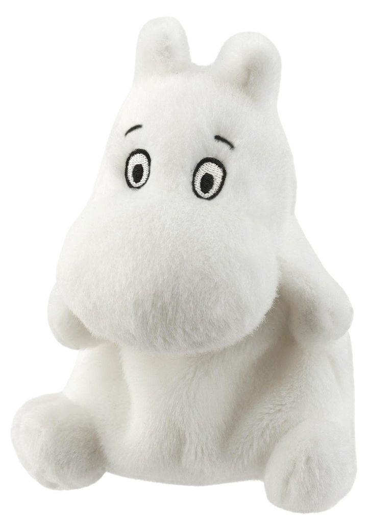 Aurora Moomin Palm Pals Plüschtier Weiß 14cm Produktbild 