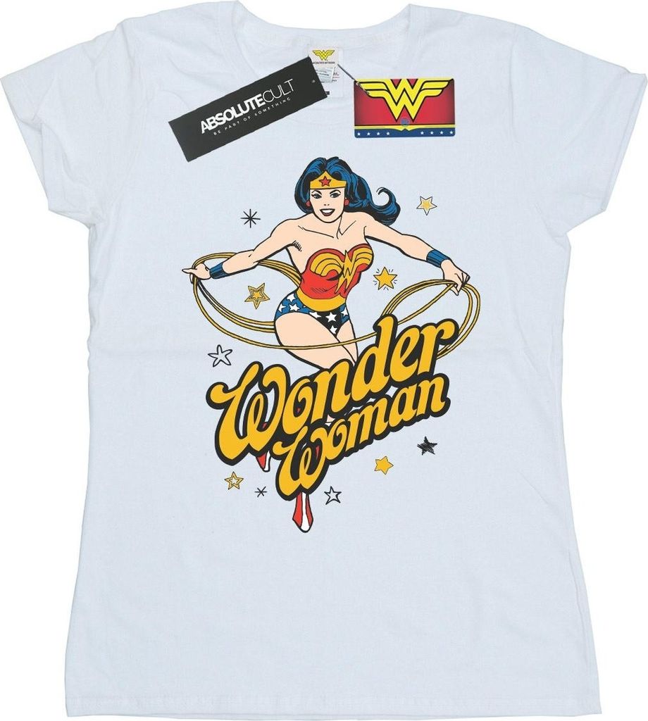 DC Comics - T-Shirt für Damen BI45016 (S) (Weiß)