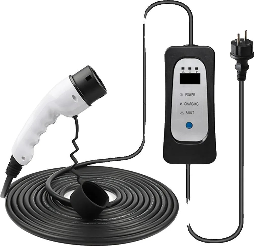 Borne de Recharge Mobile pour Voiture Électrique - Câble Type 2 ANDAIIC