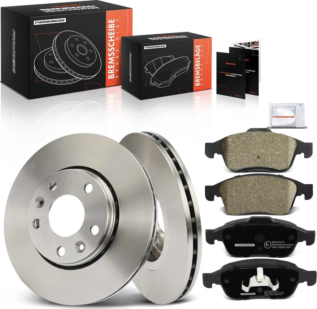 Kit Freinage Frankberg 2 Disques et 4 Plaquettes Avant Dacia Duster
