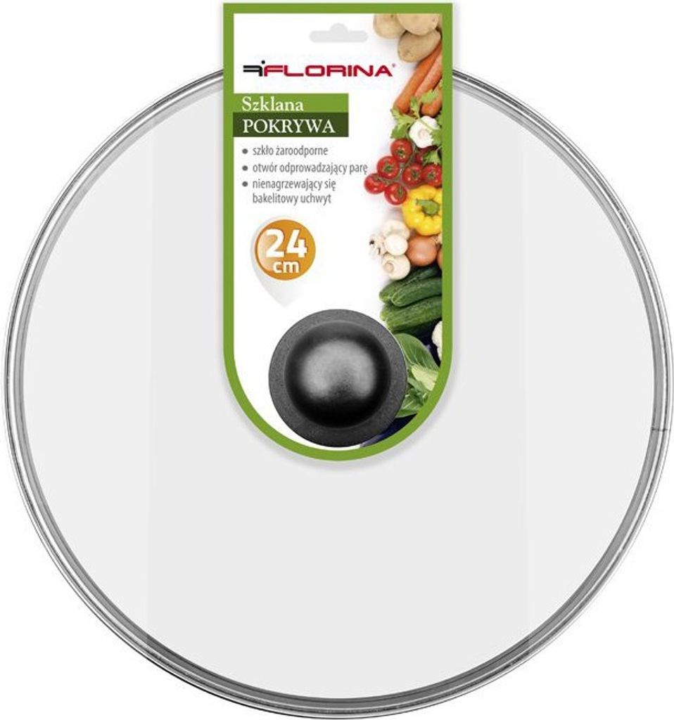 Poklice sklo ¤24cm s rámkem a výpustníkem Obrázek produktu 
