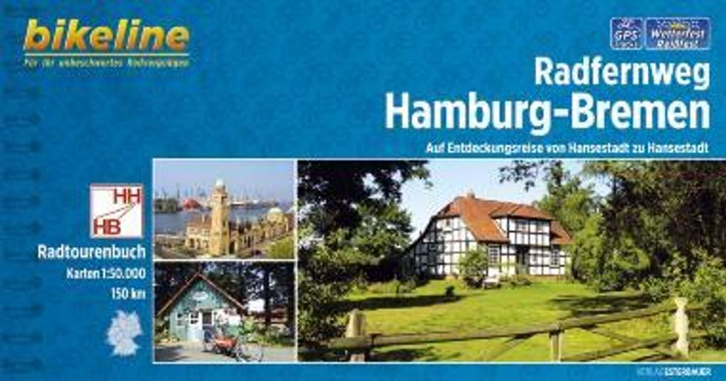 Bikeline Radtourenbuch Radfernweg Hamburg-Bremen