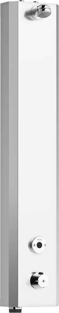 Mora tronic Duschpaneel WMS, mit Thermostat, Anschluss von oben o. hinten, Batterie