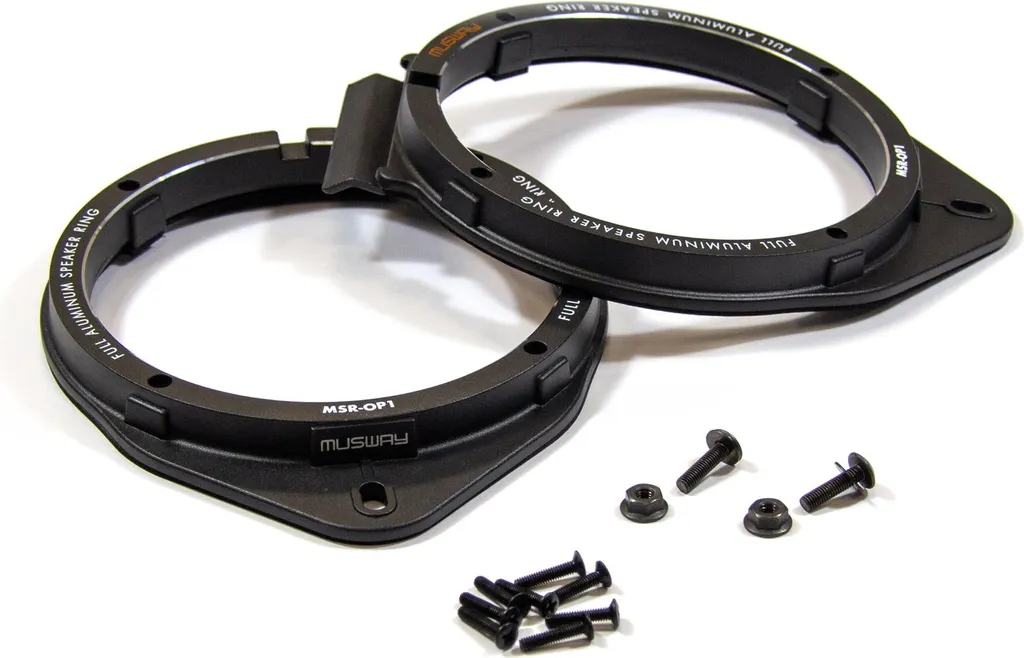 MUSWAY MSR-OP1 Bagues d'adaptation haut-parleurs 16,5 cm pour Opel