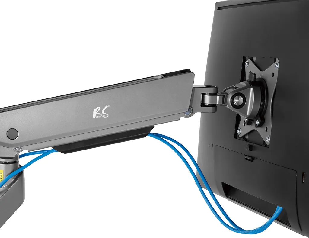 Support de table pour écran PC Gaming 32 pouces RGB - Setup Ergonomique
