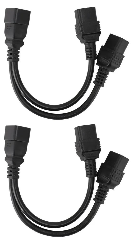 Cordon Secteur C20 vers 2x C19 pour Alimentation Serveur Rack PDU