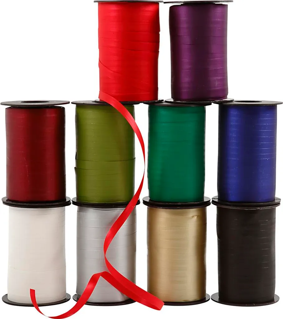 Stock 10 Bobine Nastro Regalo 10mm x 250m | Prezzo Ingrosso Assortito