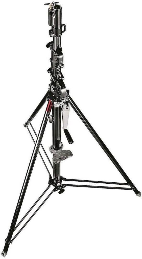 Manfrotto - 087NWB - Stativ Wind-Up Schwarz 3-tlg