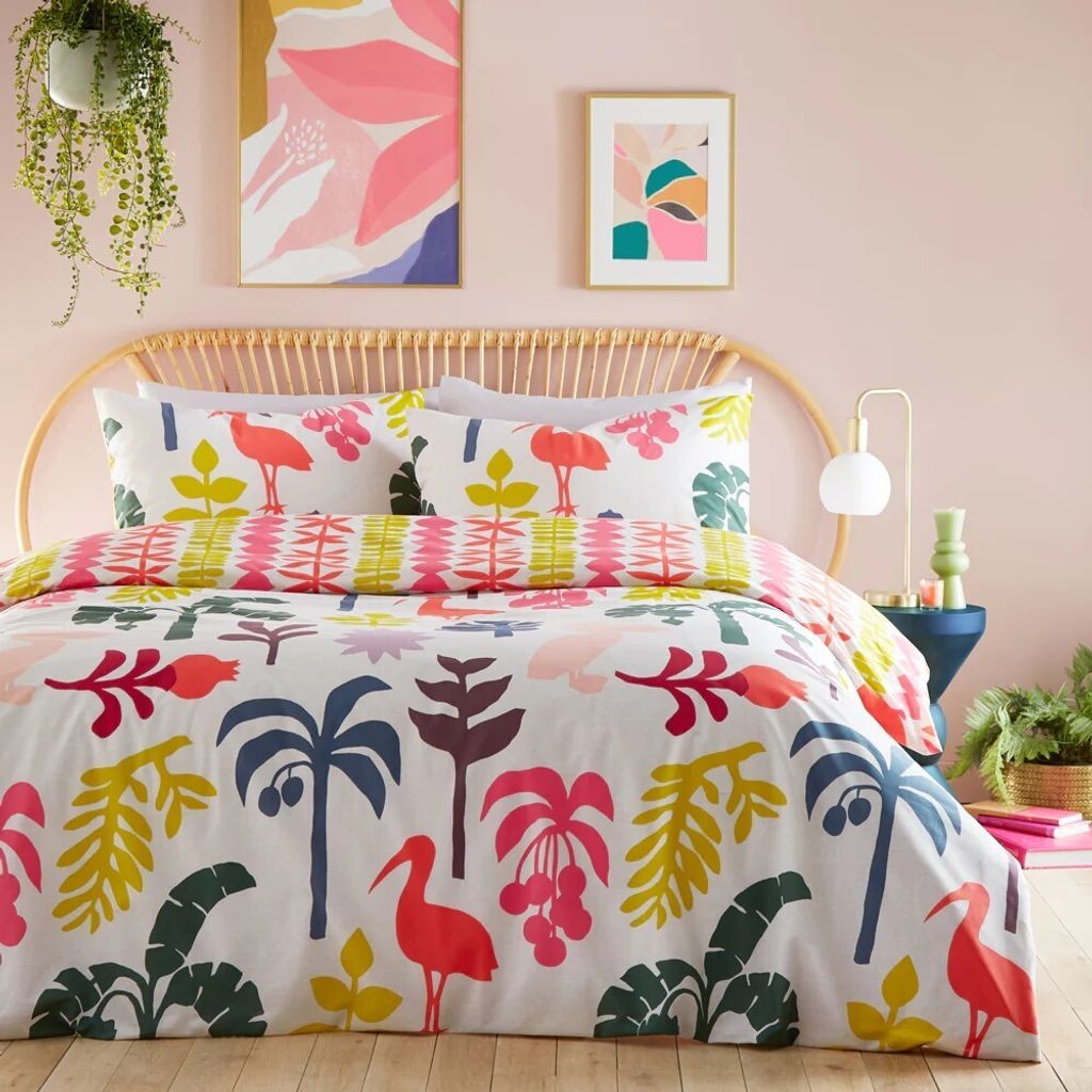 Furn - Tropisch - Bettwäsche-Set "Marula" RV3247 (Kingsize) (Bunt)