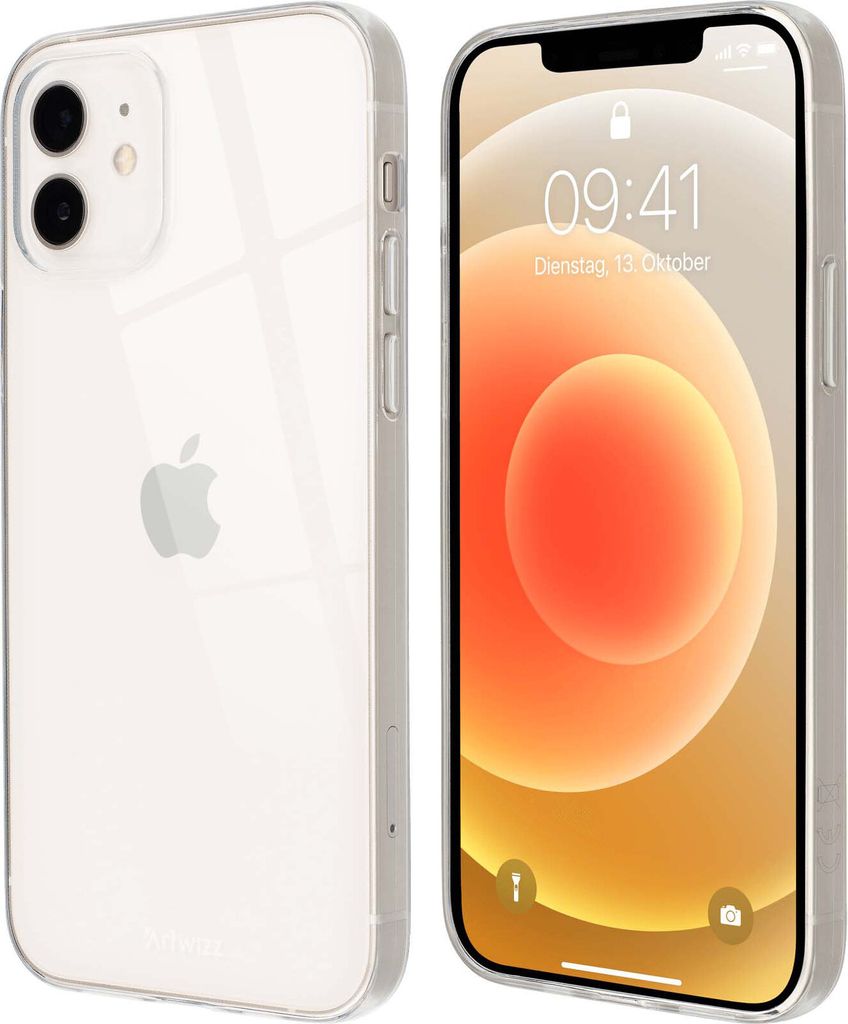 ARTWIZZ NoCase Handyhülle für iPhone 12 mini - Ultra Dünne, Elastische TPU Schutzhülle - Transparent