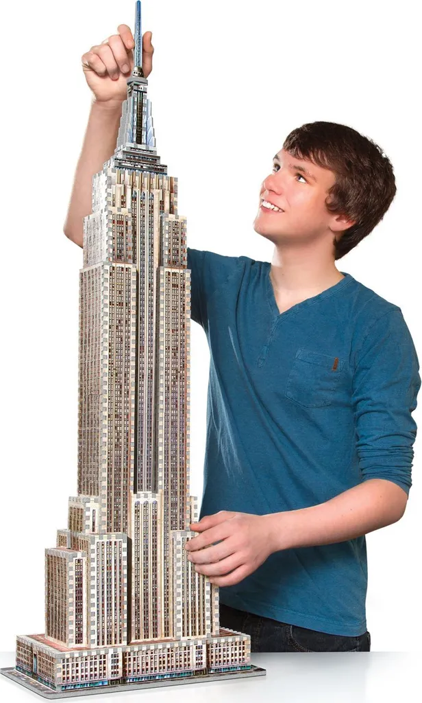 Empire State Building 3D Puzzle - Maquette sans Colle Facile à Assembler