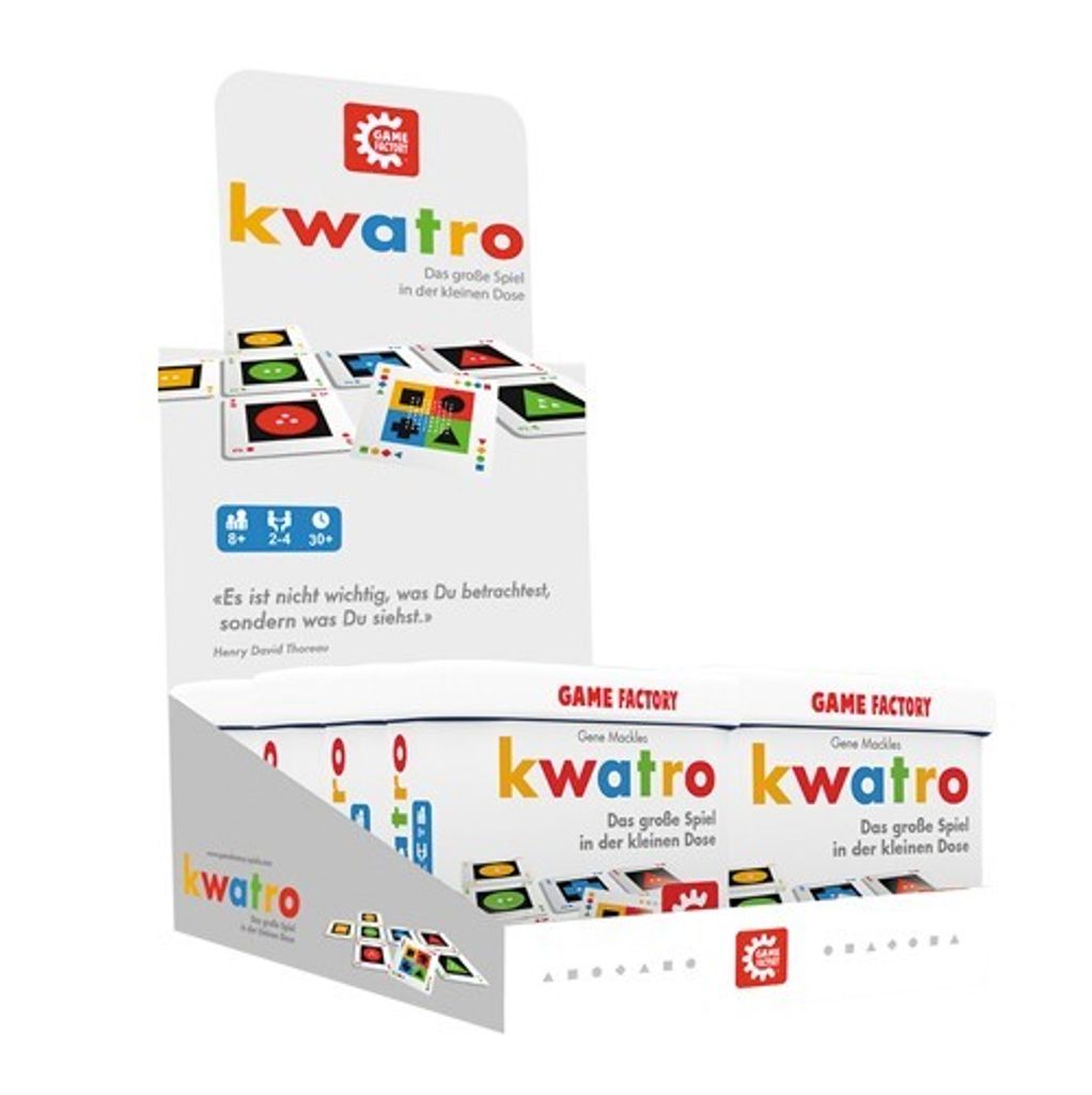 Game Factory Kwatro, Kartenspiel, 8 Jahr(e), 30 min Produktbild 
