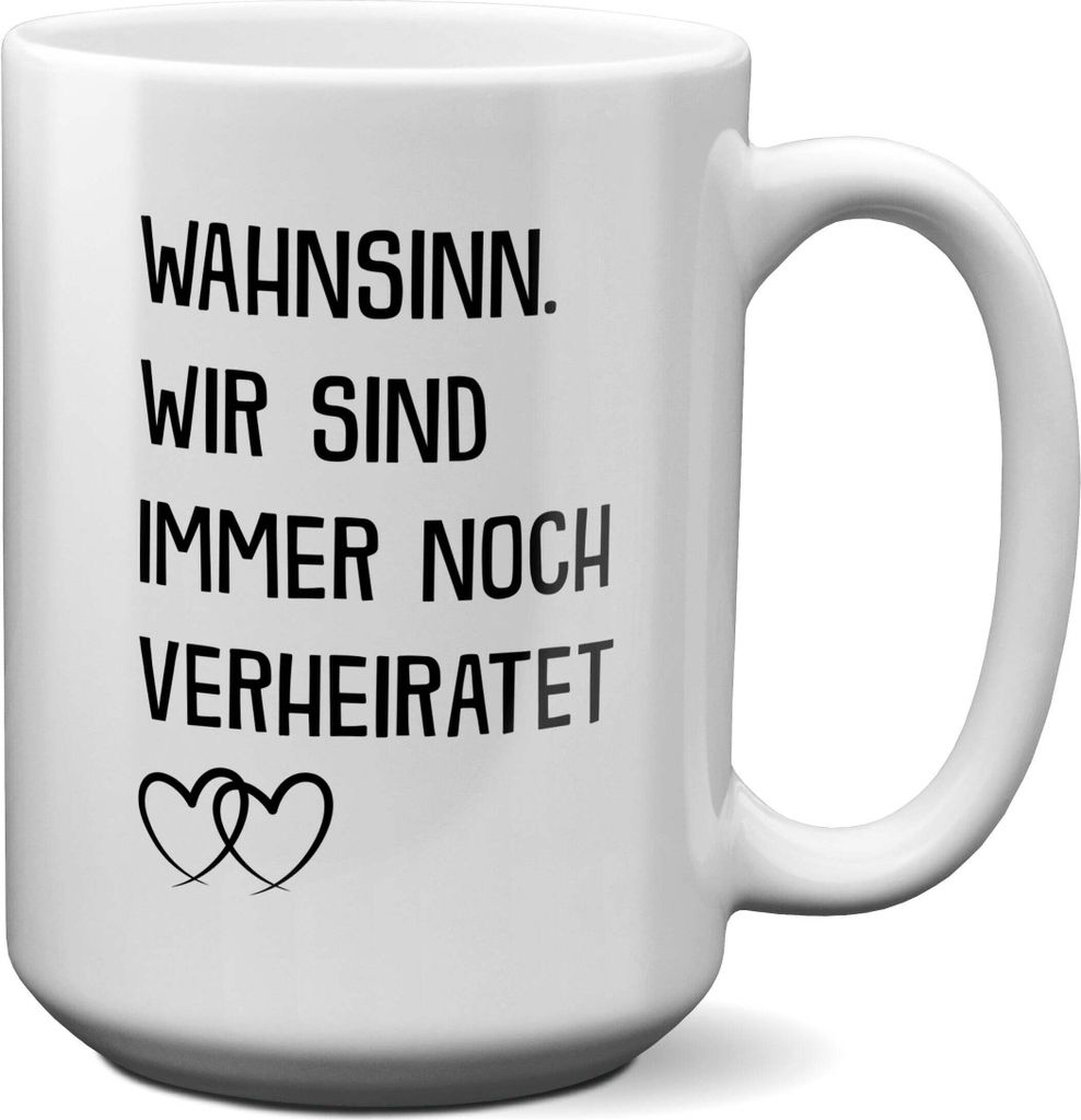 22Feels XL Tasse Jahrestag Geschenk Frauen Männer Hochzeitstag Ehefrau Ehemann Freund Freundin Valentinstag Geburtstag Weihnachten Kaffeetasse Lie...
