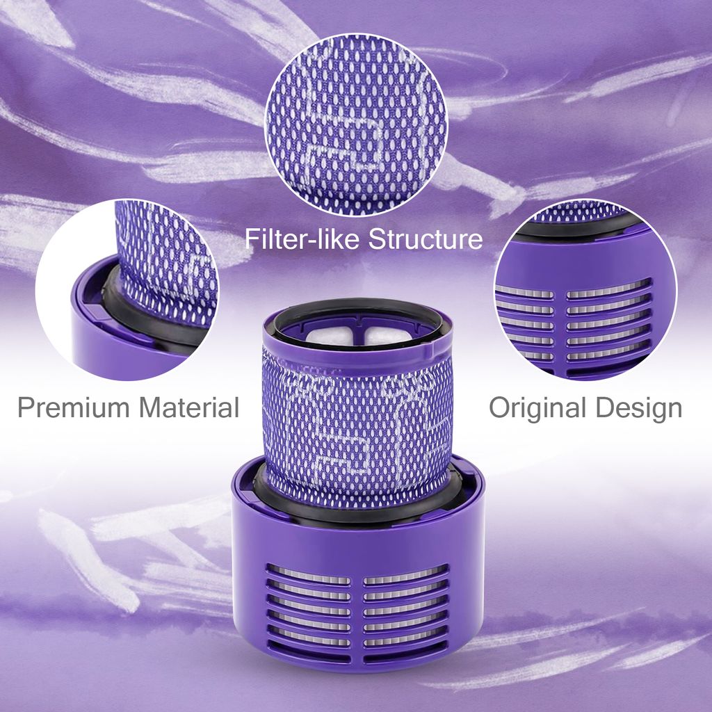 INF 2er-Pack Nachfilter für Dyson V10 / SV12 Staubsauger Produktbild 4