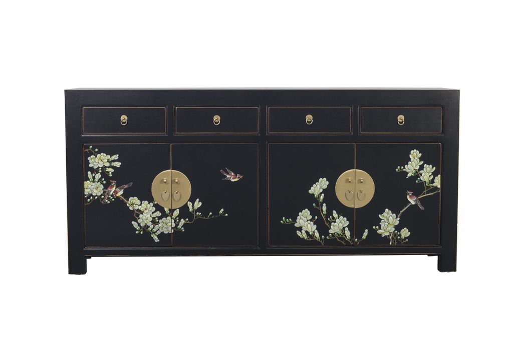 Fine Asianliving Chinesische Kommode chinesisches Sideboard chinesischer Schränke China Möbel Schrank Orientalischer Asiatischer 180x85x40