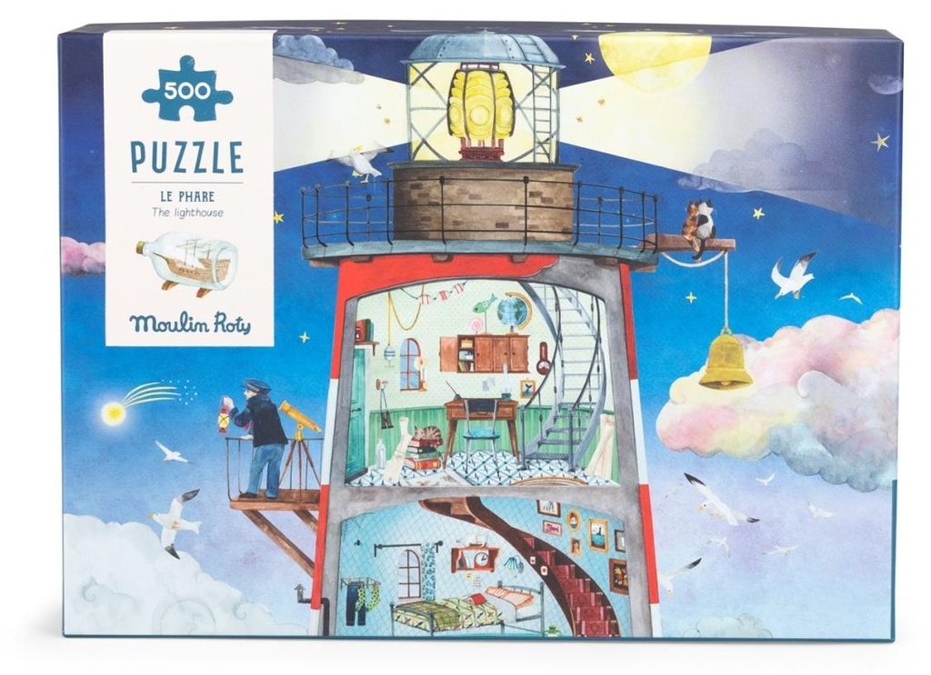 Puzzle Leuchtturm, Moulin Roty
