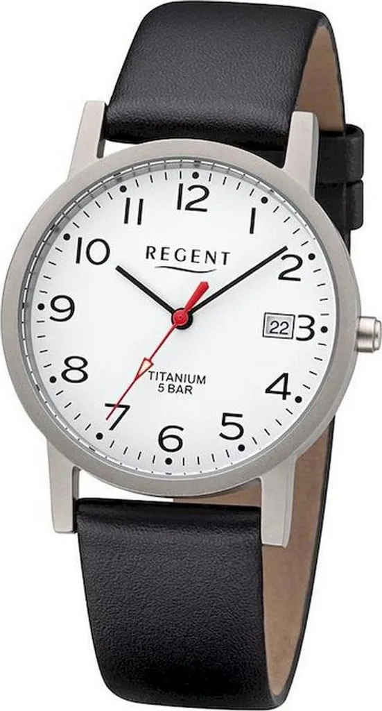 Regent F-1225 Montre Homme Étanche avec Cadran Lumineux Lisible