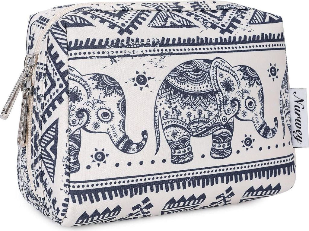 Narwey Grande trousse de toilette Femme Organiseur Eléphant Image du produit 