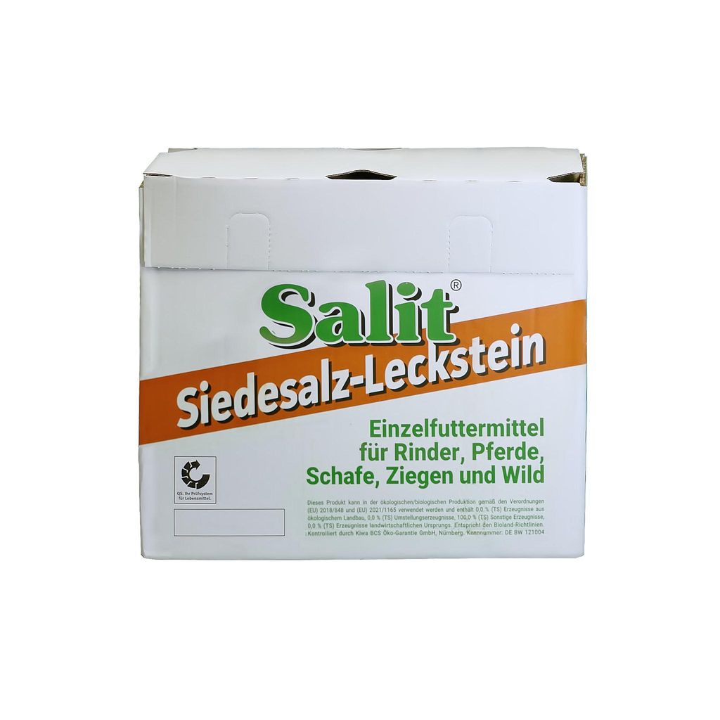 Salit Siedesalz-Lecksteine 4x5kg (20kg) für Pferde, Rinder Produktbild 