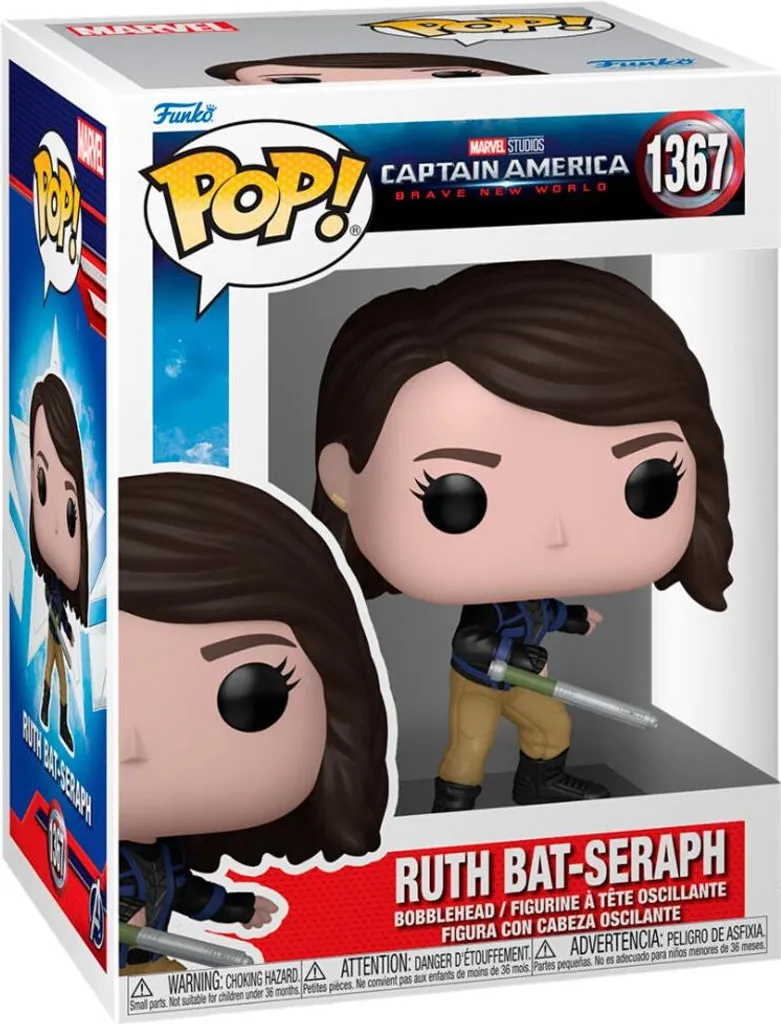 Figurine Articulée Captain America Ruth Bat-Seraph avec Bouclier Noir