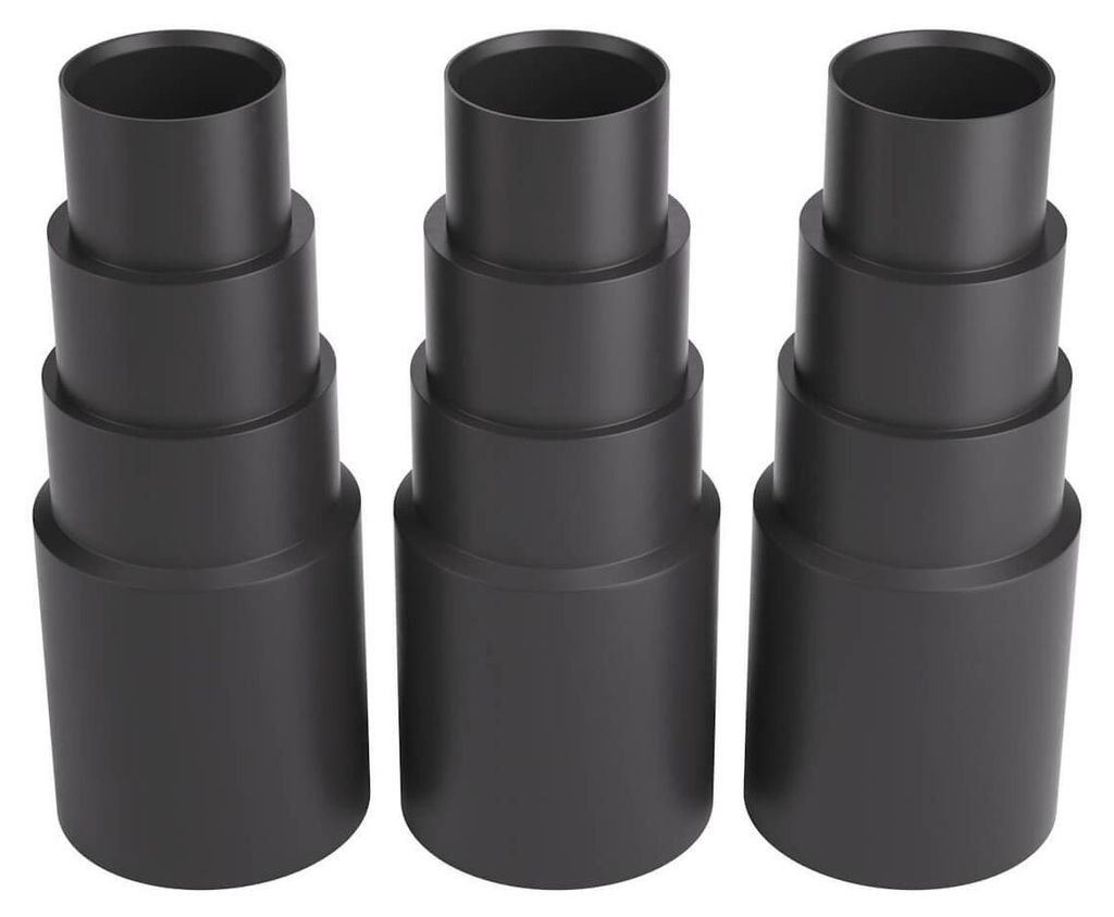 BAUHELD® Staubsaugeradapter Schwarz Gummi [ Germany] - 3 Produktbild 
