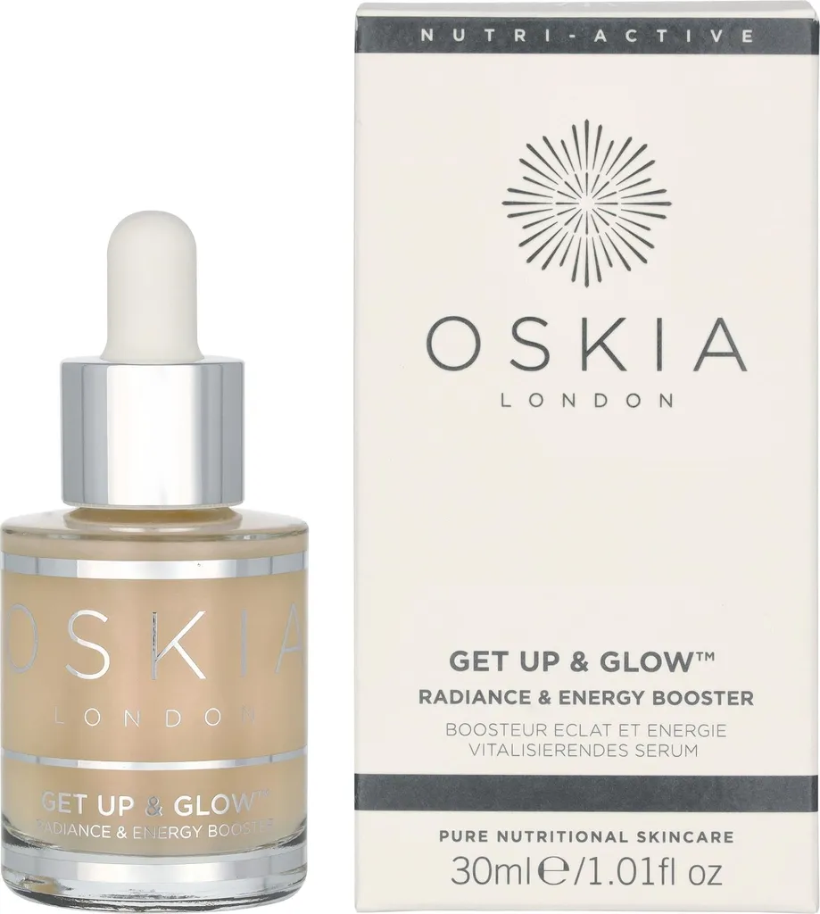 Oskia Get Up & Glow Booster d'Éclat aux Nutriments Bio-Actifs 30ml