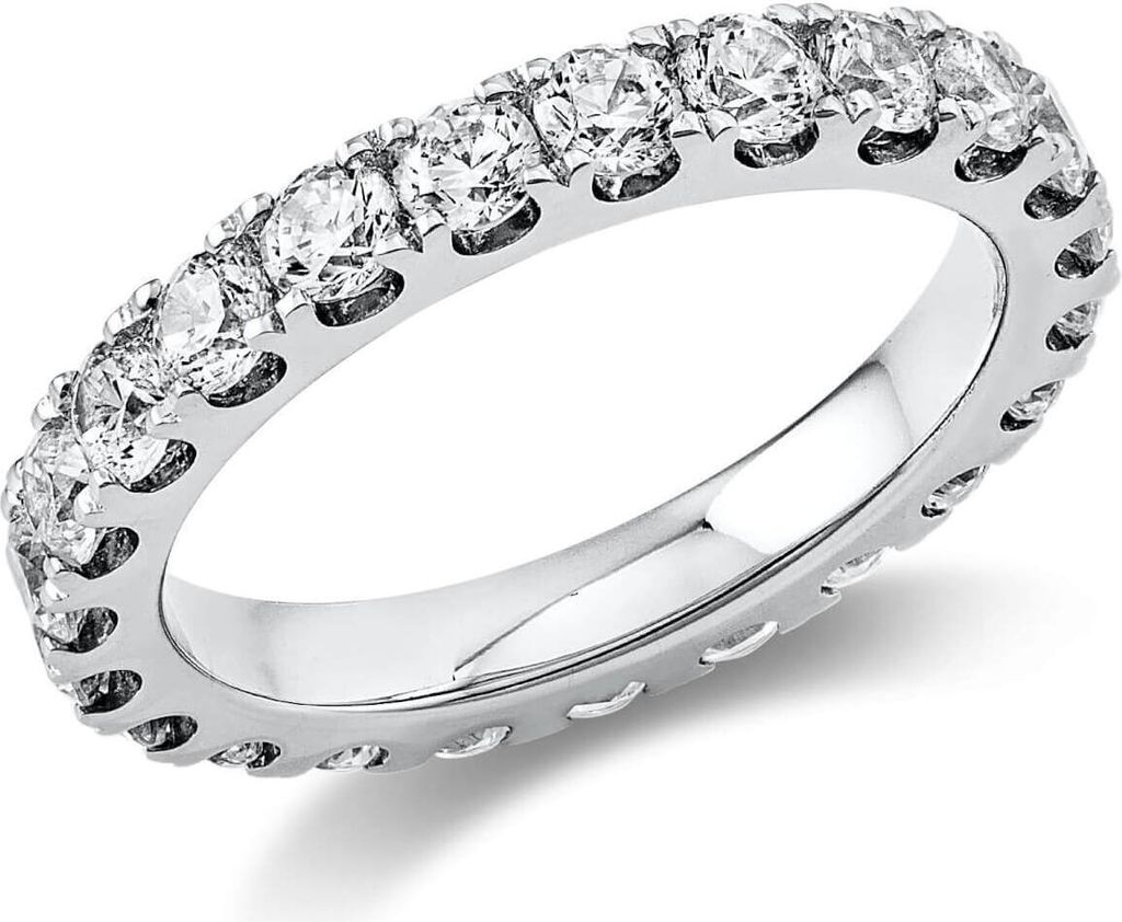 Memoire Ring aus 585 Gold Weißgold 22 Brillanten 1,89ct Produktbild 