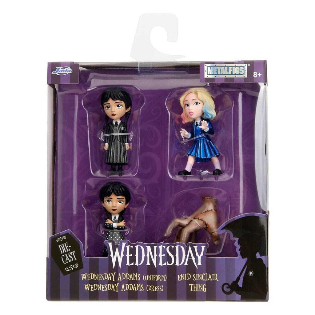 Wednesday Nano Metalfigs Diecast Minifiguren 4-er Pack Wave Produktbild 1
