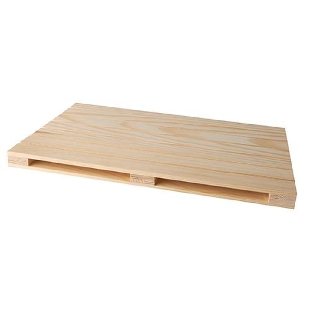 Papstar Tray für Fingerfood aus Holz, 20 x 30 cm, 10 Stück