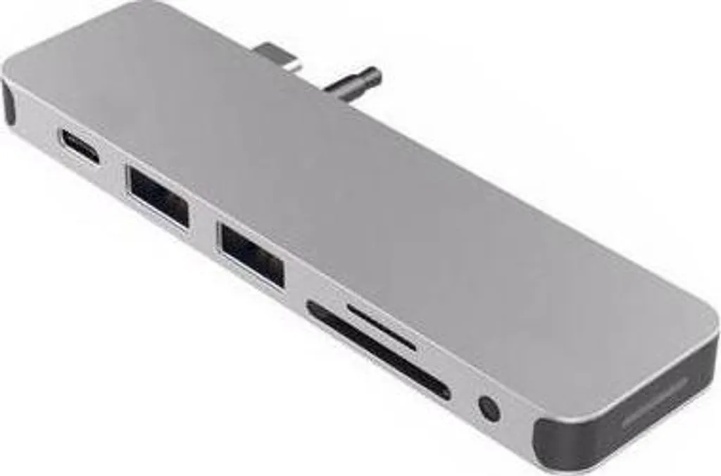 HYPER GN21D-SILVER Docking Station Laptop Argento - Hub 7-in-1 USB-C - 1