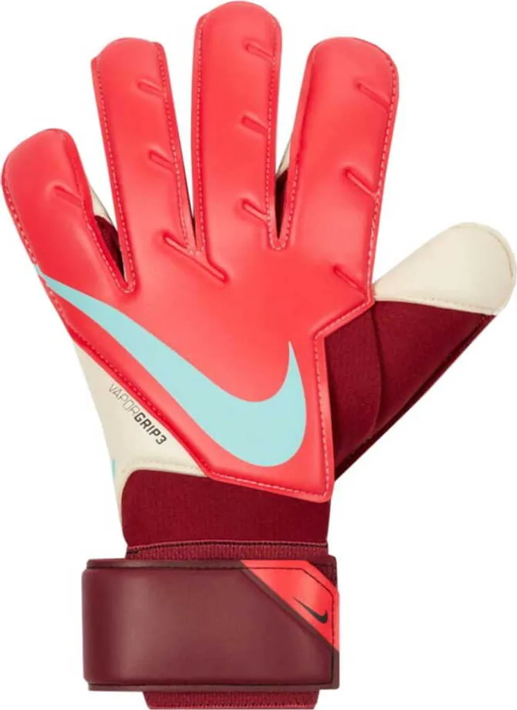 Gants de foot Nike Goalkeeper Vapor Grip 3 Rouges - Équipement Gardien 8.5