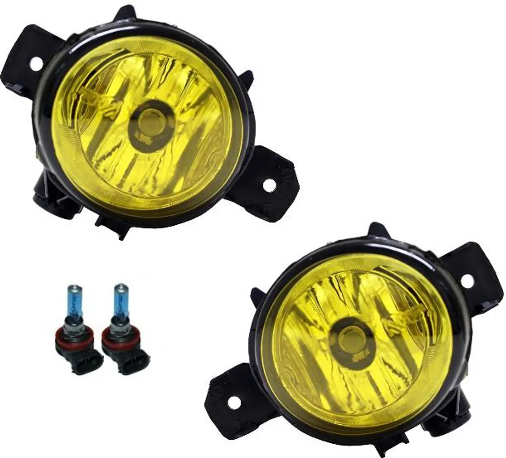 Phares antibrouillard jaunes BMW Série 1 E81 E82 E87 E88 X1 E84 X5 E70