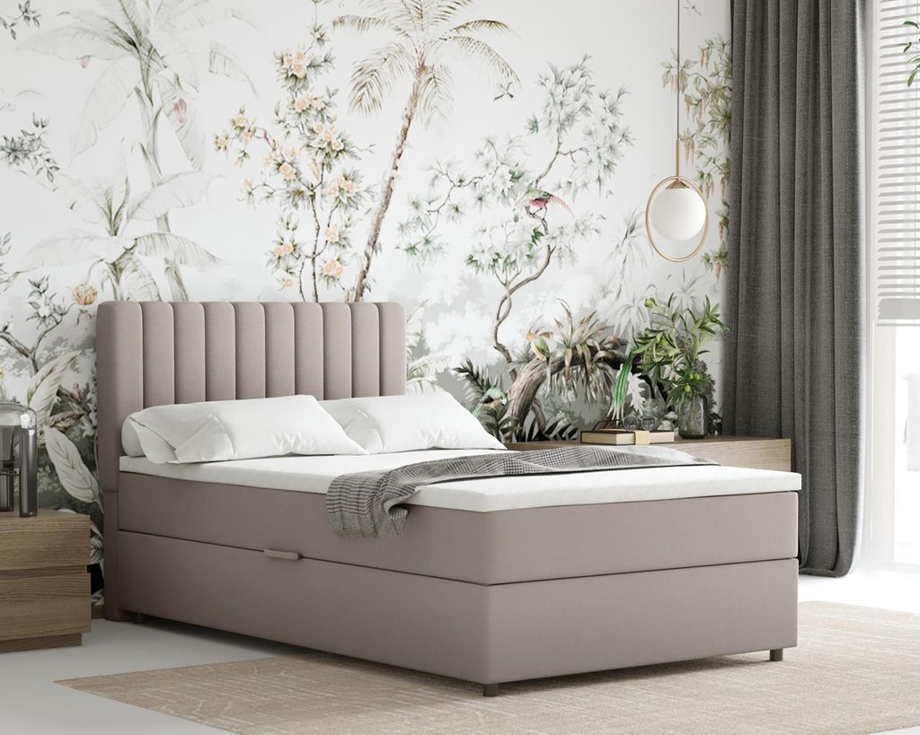 Boxspringbett 120x200 EVEREST, mit Topper, mit Bettkästen,  Produktbild 