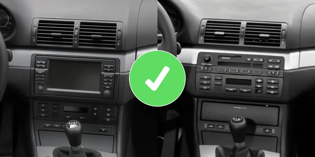 Radio Android 2Din BMW E46 32GB GPS Navi CarPlay DSP - Stile Originale - 2