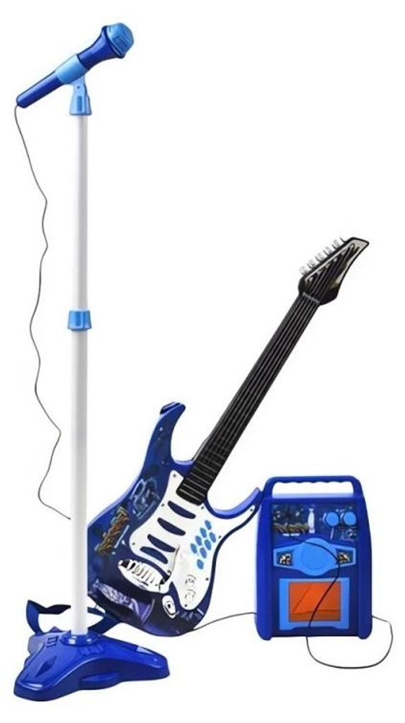Kruzzel 22409 Dětská rocková elektrická kytara na baterie + Obrázek produktu 