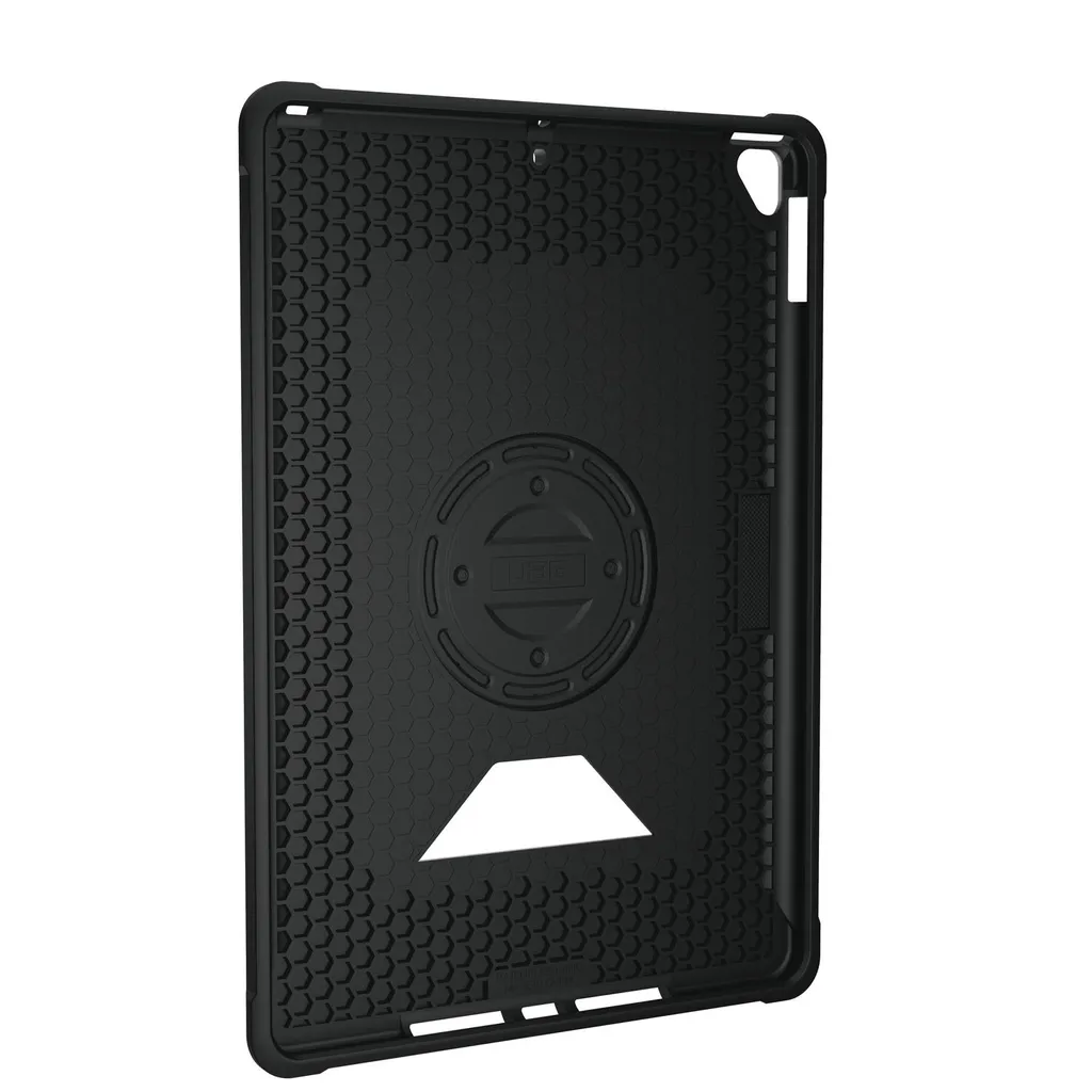 Coque iPad 10.2 UAG Metropolis avec Support Stylet - Noir Robuste