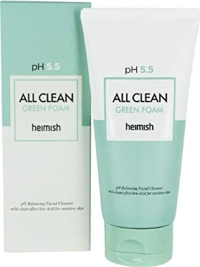 Delikatna pianka oczyszczająca o pH 5,5 All Clean (Green Zdjęcie produktu 