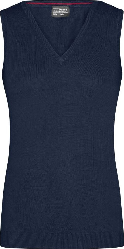 Klassischer Baumwoll-Pullunder navy, Gr. XXL Produktbild 