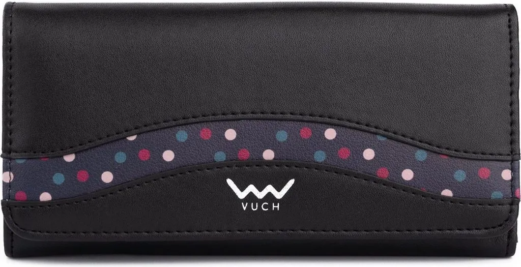 Portafoglio Grande Vuch Herbie Black: Trend Pois e Qualità Premium