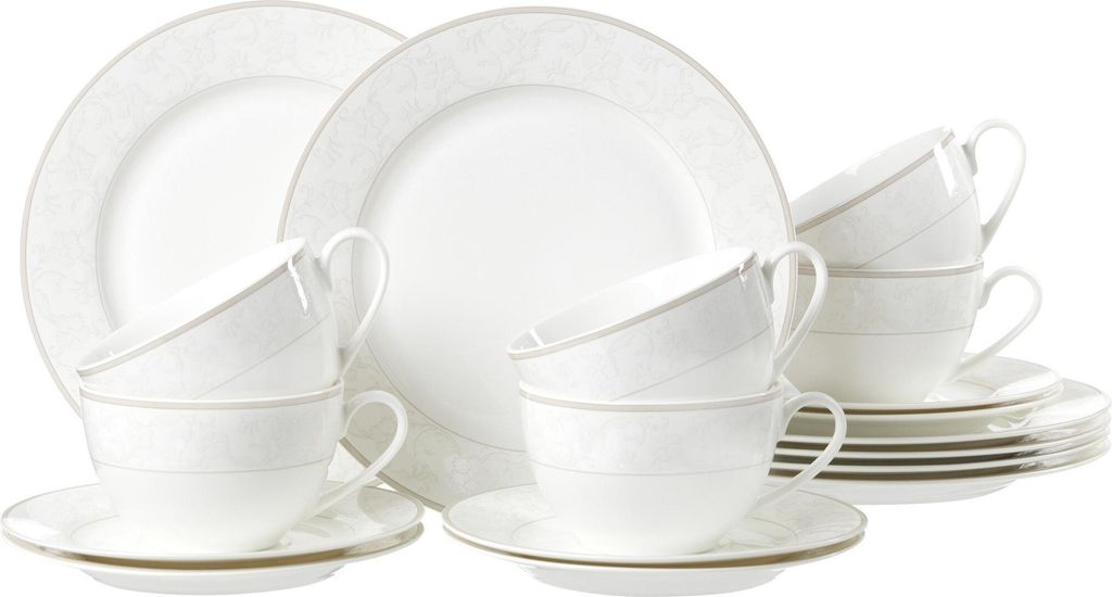Ritzenhoff & Breker Kaffeeservice Isabella, 18-tlg., Geschirr, Service, Porzellan, Beige, 46861