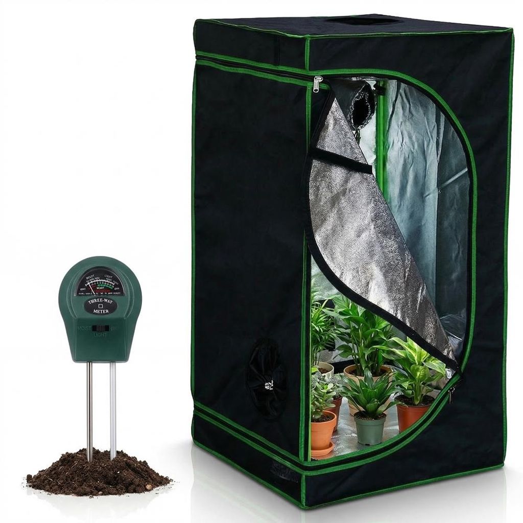 Mucola serre avec hygromètre 3 en 1 pour plantes tente de Image du produit 