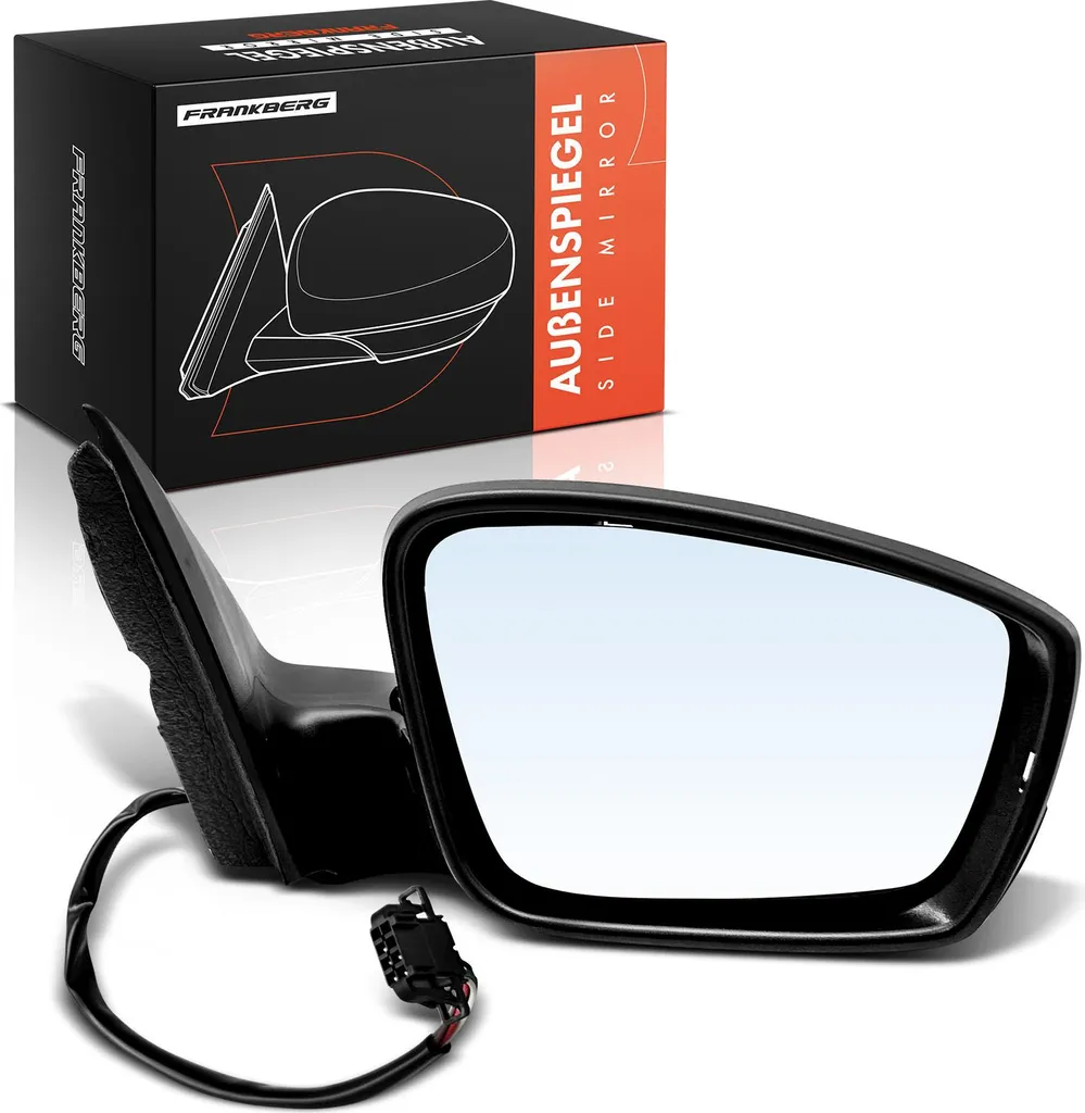Rétroviseur droit chauffant pour Seat Toledo IV et Skoda Rapid Spaceback