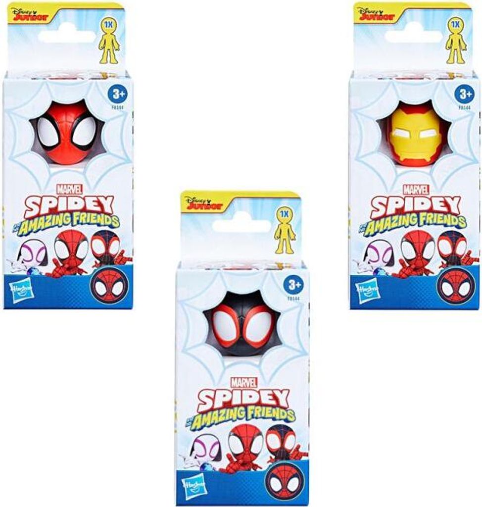Hasbro Marvel Spidey Amazing Friends 3 Figuren Set Figur 10cm Spiderman