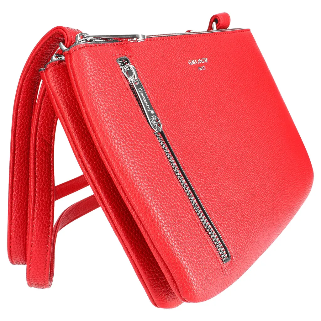 Borsa Donna Gallantry Rossa Granulata | Tracolla Elegante Paris - 2