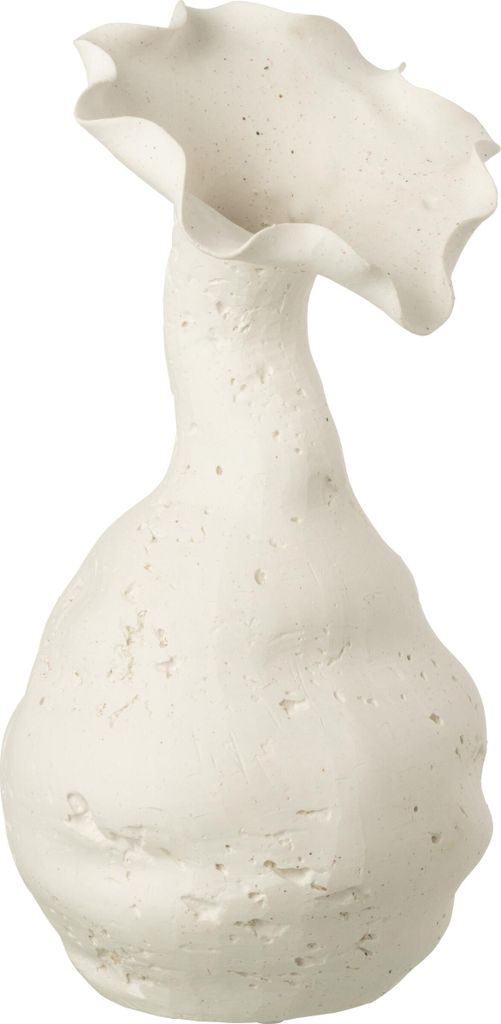 J-Line Vase Helix Keramik Weiß Large