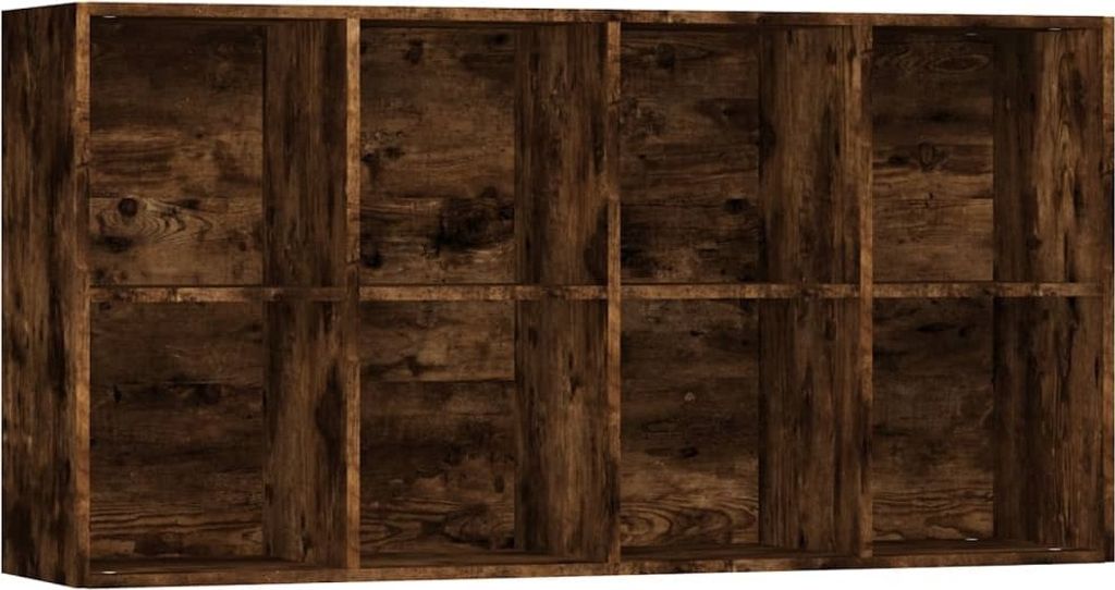 Bücherregal/Sideboard Räuchereiche 66×30×130 cm Holzwerkstoff