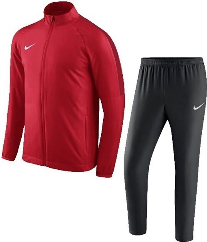 Nike Academy 18 Trainingsanzug Kinder - Größe 158/170 - rot/schwarz